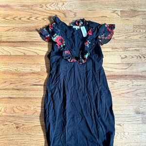Bump Biddy XL MATERNITY dress black and stretchy material